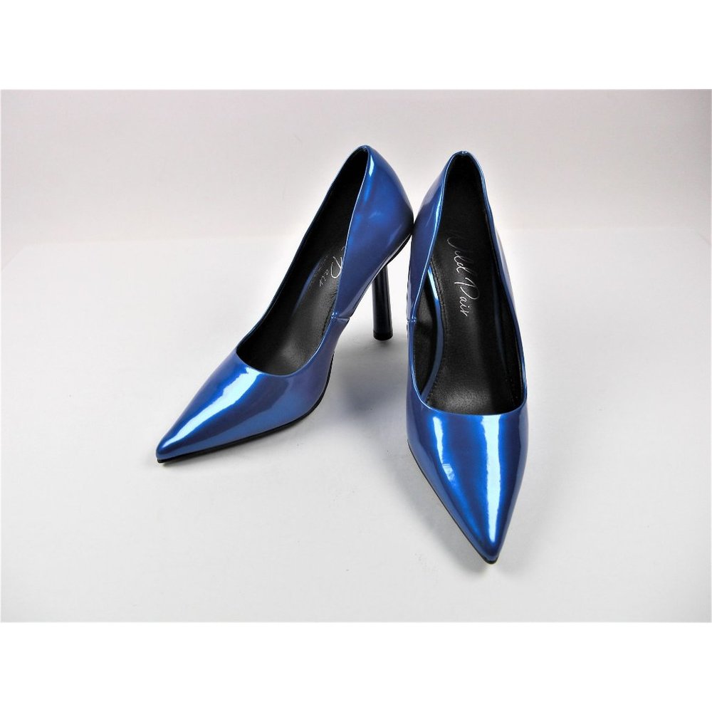Wild Pair Womens Taraap Blue Dress Heels Shoes Size 7 New